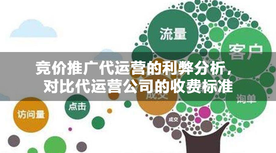 竞价推广代运营的利弊分析，对比代运营公司的收费标准