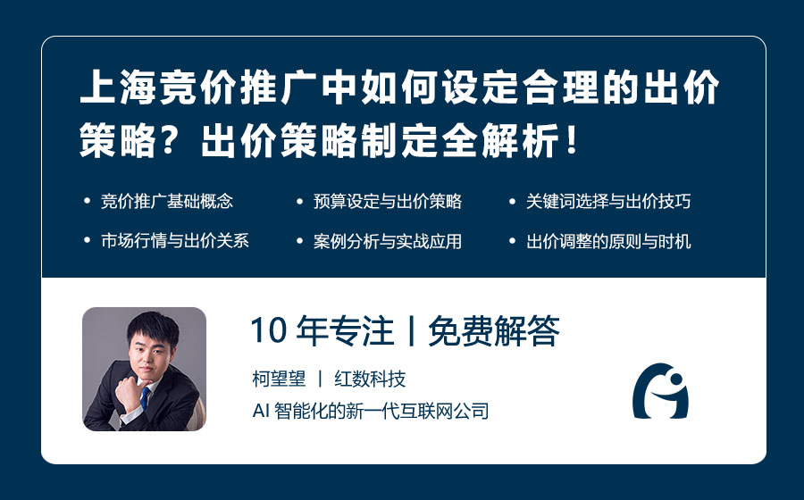 上海竞价推广中如何设定合理的出价策略？出价策略制定全解析！