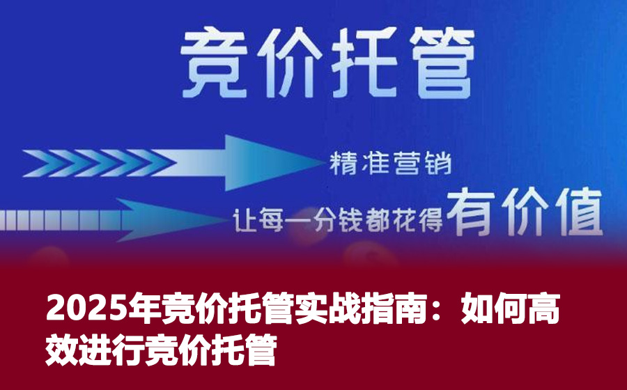 2025年竞价托管实战指南：如何高效进行竞价托管